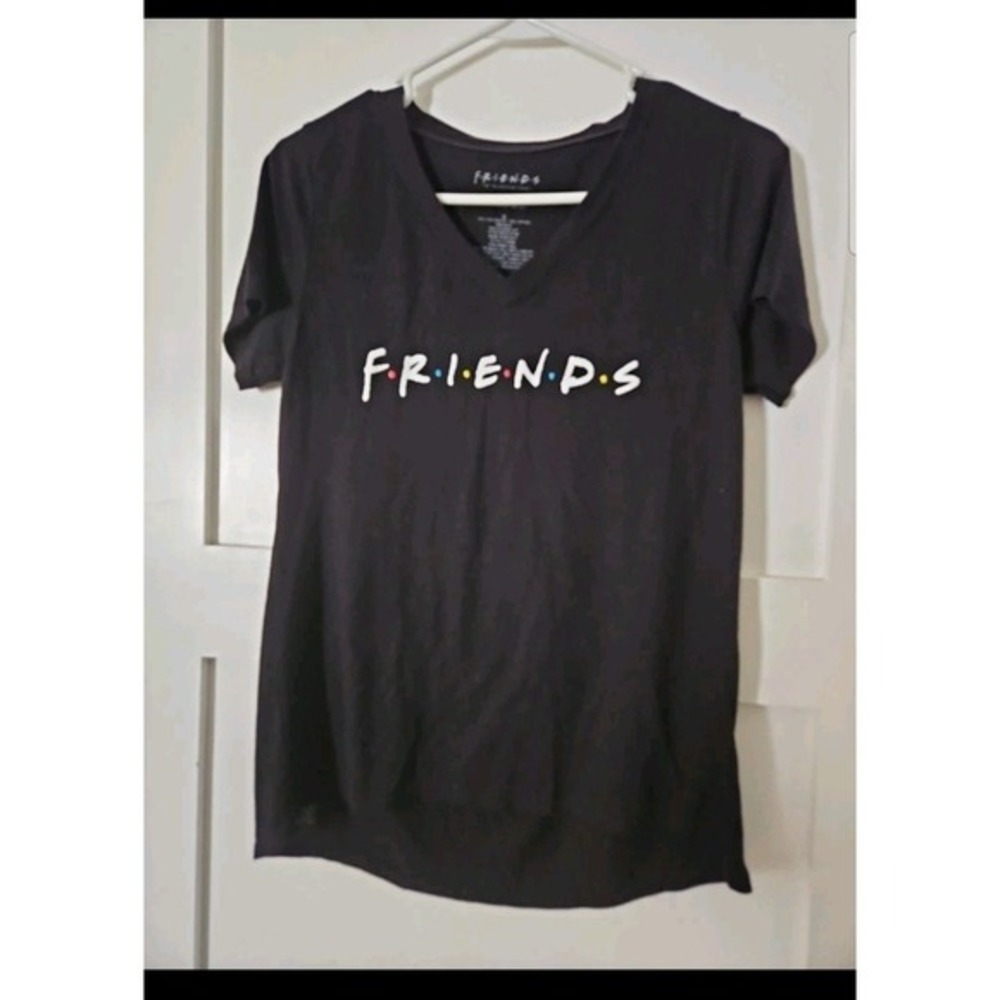 TV Series Friends Black Tshirt‎ Womens Size Medium